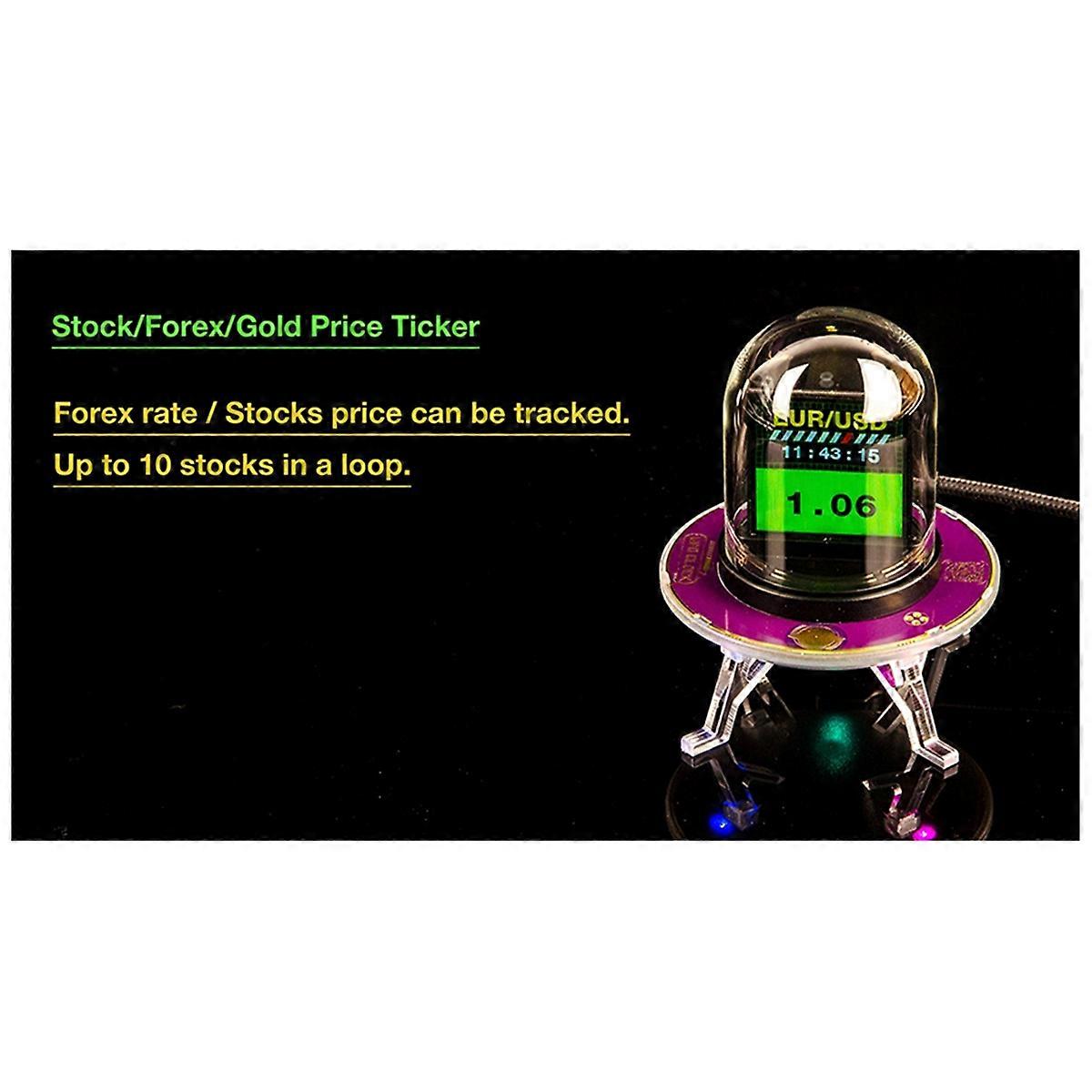 Bitcoin RGB Nixie Tube Clock Smart WIFI Networked LED Night