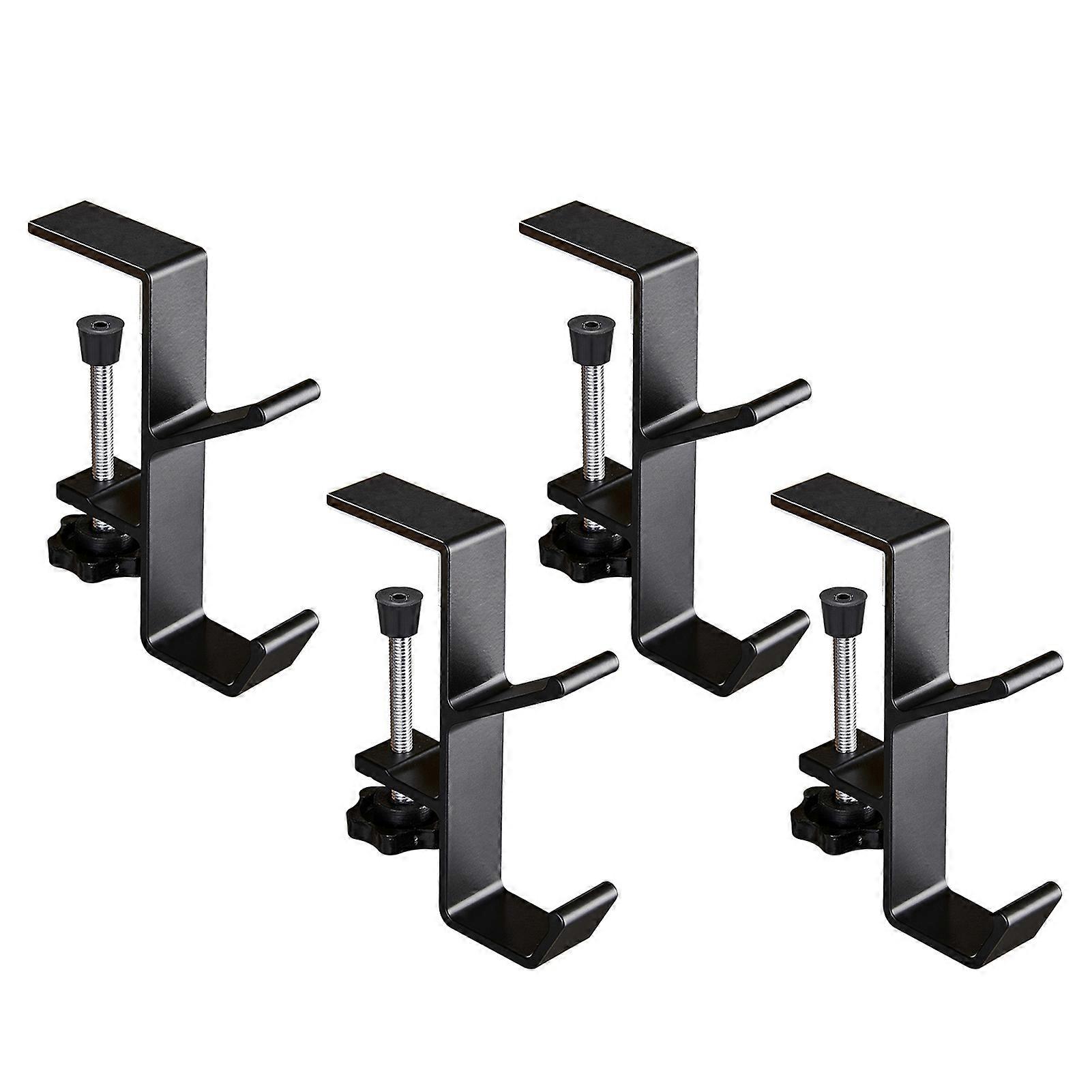 4Pack Adjustable Mantel Hanger for Garland Stocking, Fireplace Stocking and Garland Hanger