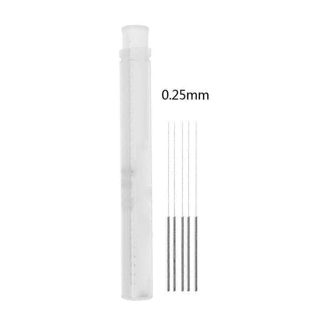Needles Filament Clog Cleaner 3D Printer Nozzle Drill Bits Electronics Cleaning Needle Drill Bit 0.2/0.25mm for 3D 3
