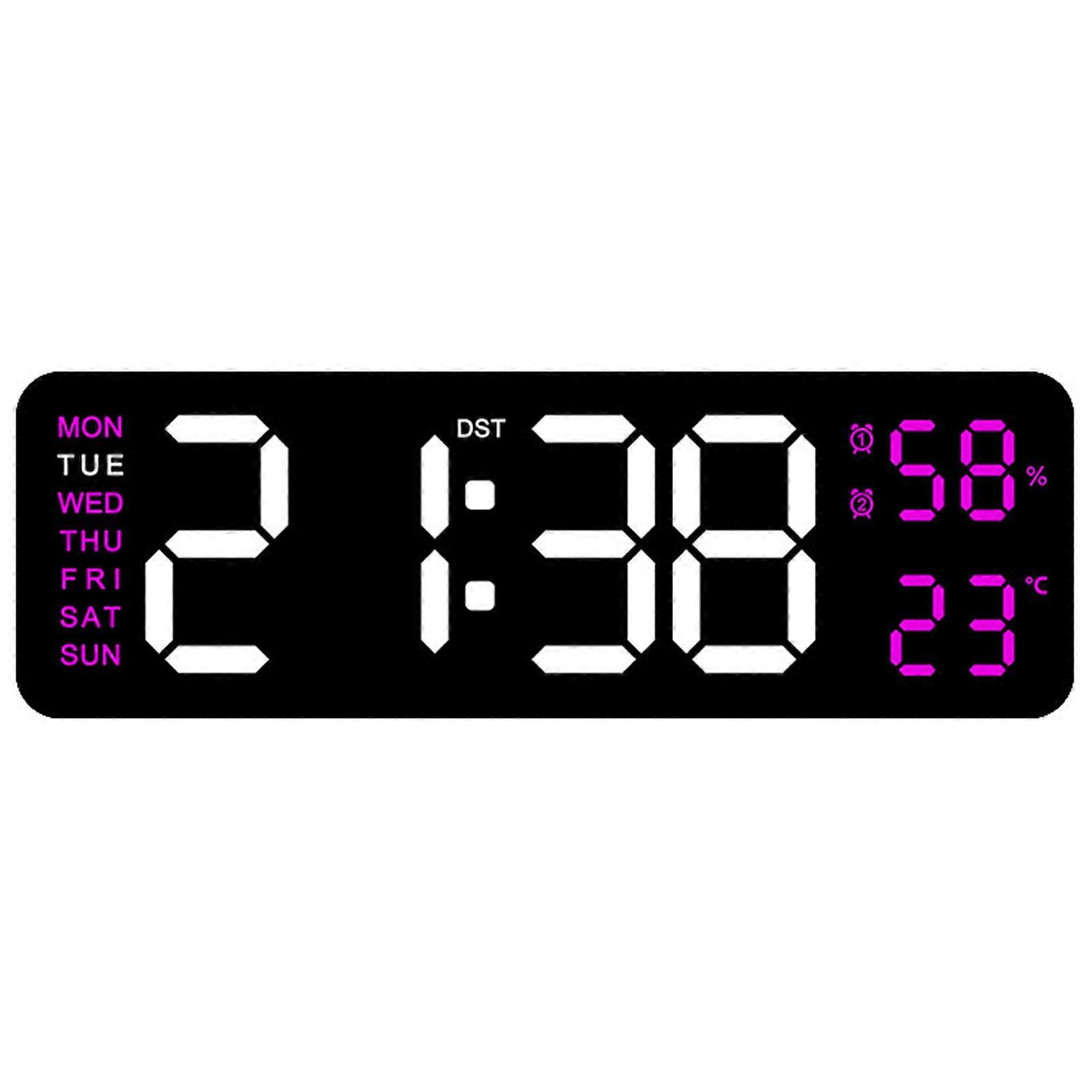 Digital Alarm Clock Temperature Date and Week Display Table Clock Electronic LED Alarm Clock