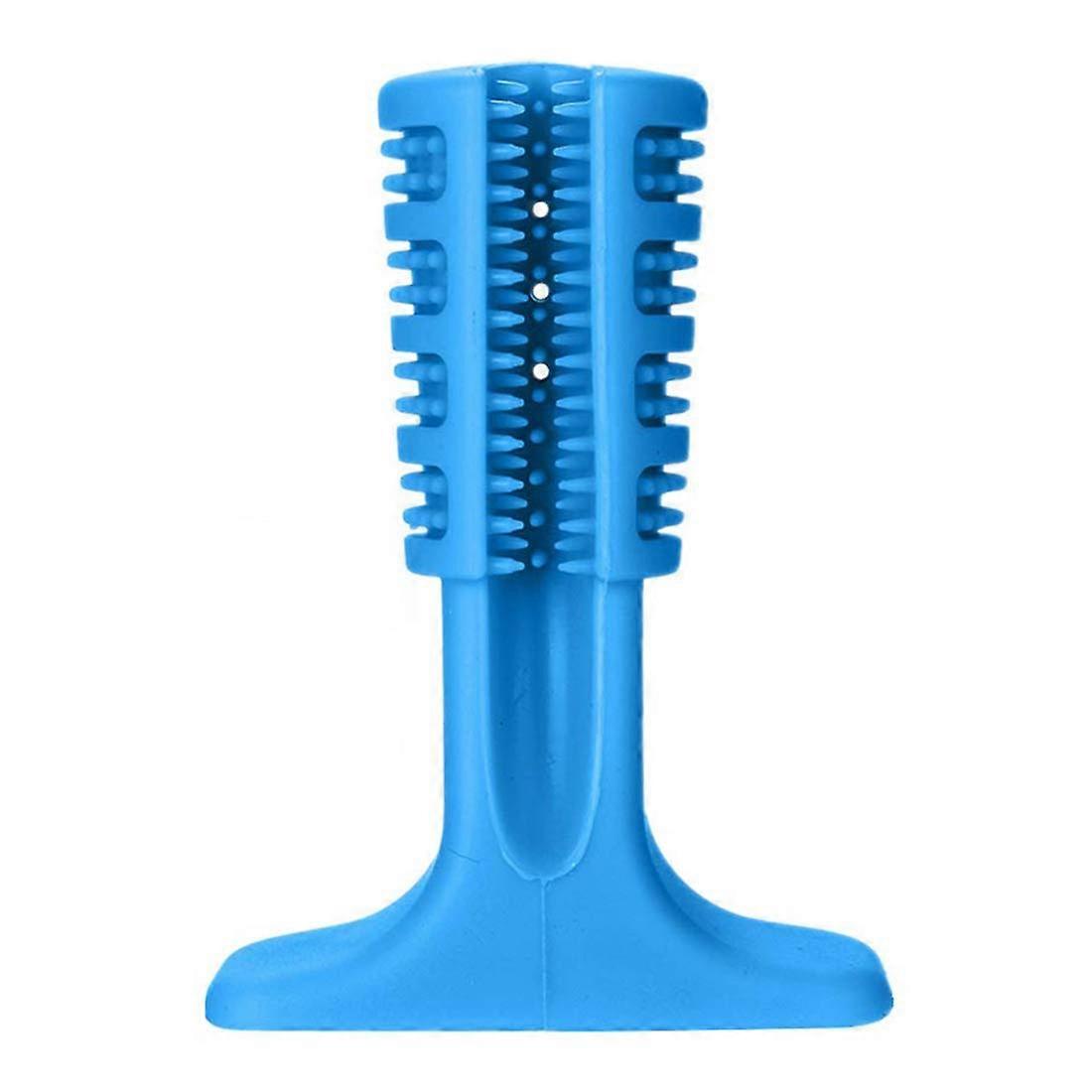 Dog Toothbrush Stick for Small & Medium Dogs - Durable Natural Rubber Chew Toy for Effective Dental Care and Teeth Cleaning