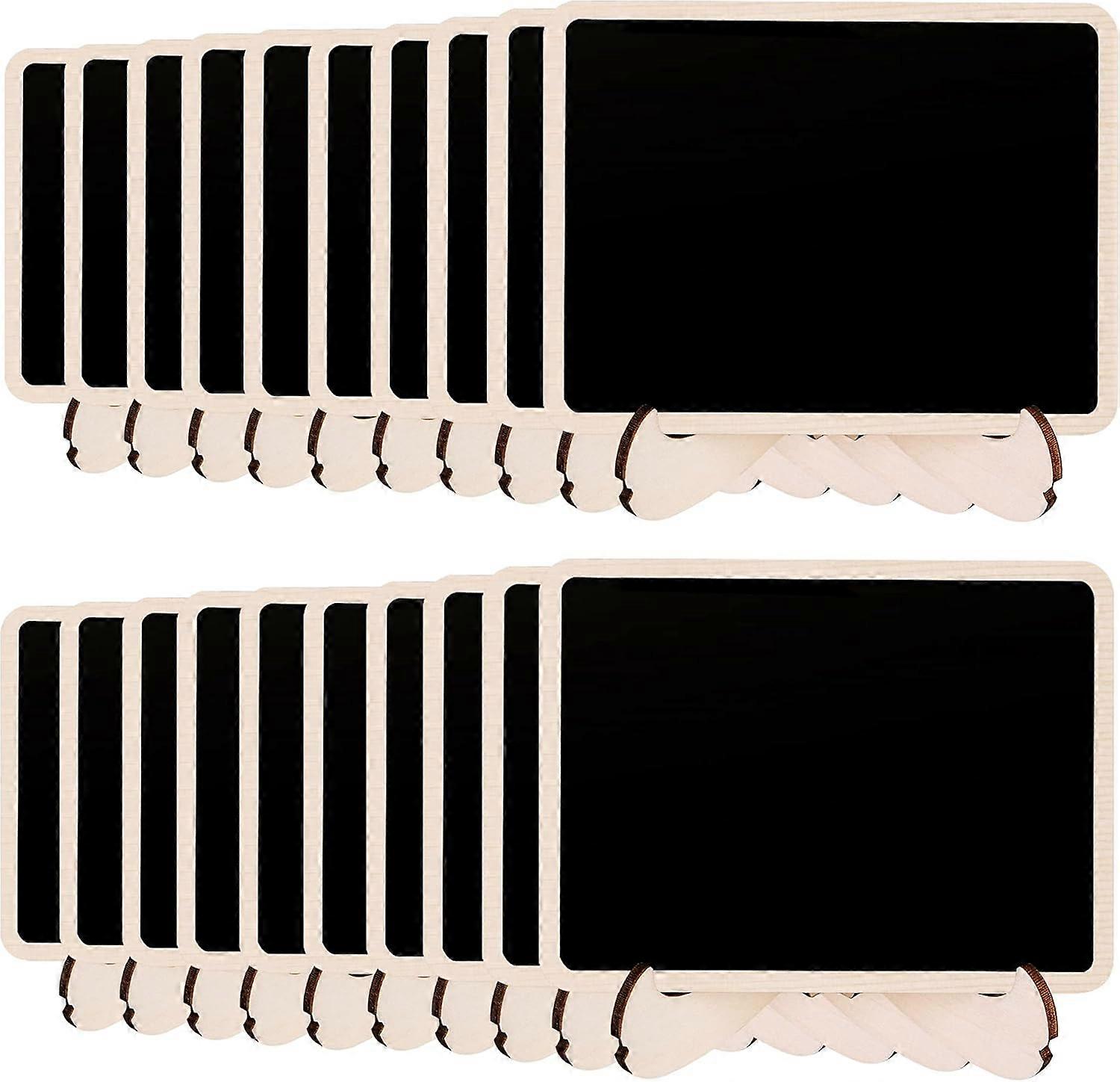 Charming Mini Chalkboard Signs, Environmentally Friendly Wood With Removable Stand, Versatile Use For Wedding, Birthday Parties, Food Signs And Event