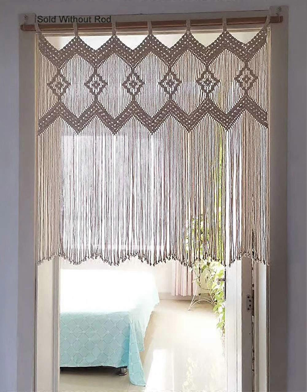 Macrome Valans-Macrome Window Curtain Panels-Macrome Kitchen Curtain-Mutfak Valansı