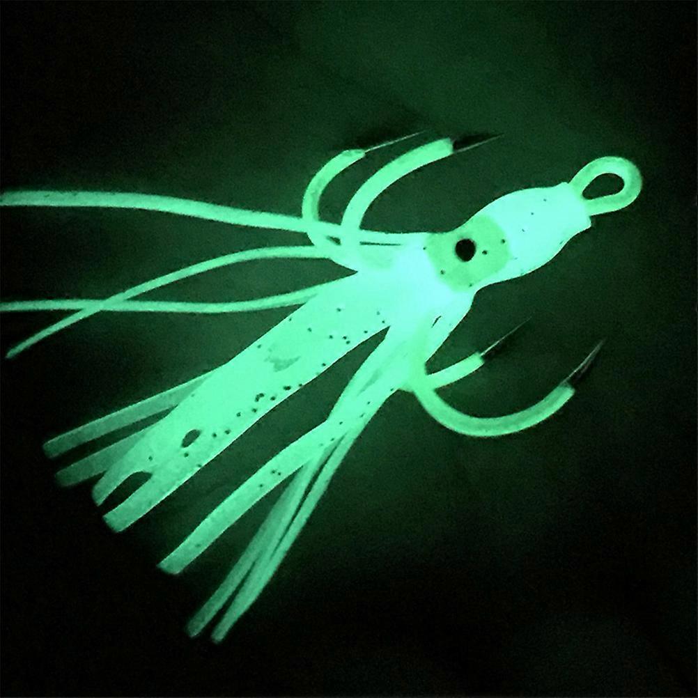5PCS Luminous Simulated Octopus Fishing Lures with Hooks 5.5cm