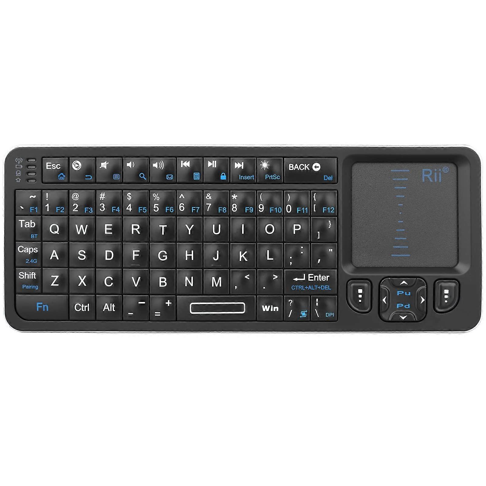 K06 Mini Bluetooth Keyboard, IR Learning featured back -illuminated 2.4GHz wireless keyboard