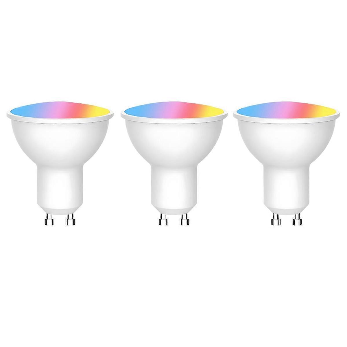 Tuya WiFi GU10 Smart LED Light Bulb Dimmable 6W 220V 3PCS