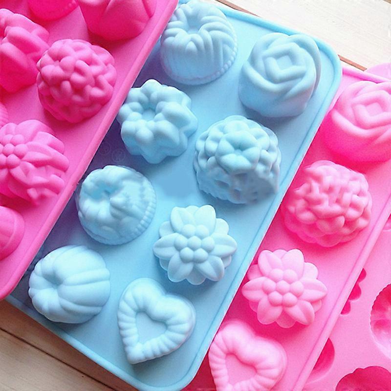 Silicone Cake Candy Mold 12-Cavity Versatile Silicone Baking Mold