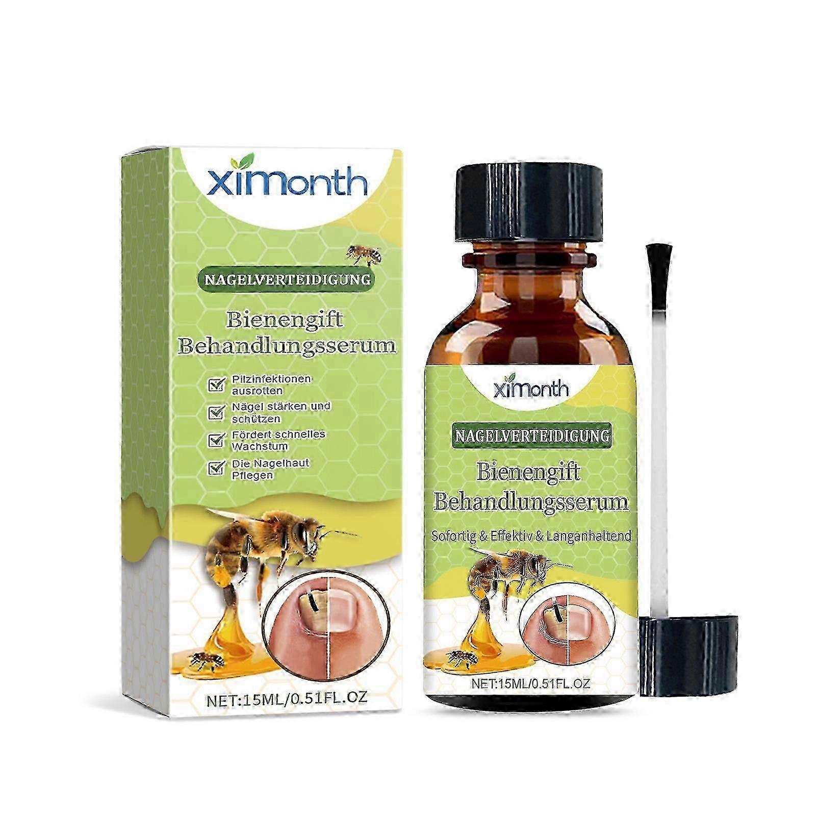 Soro reparador de unhas com veneno de abelha, solução reparadora de unhas com veneno de abelha, soro natural para unhas com veneno de abelha, soro para cuidados com as unhas com veneno de abelha