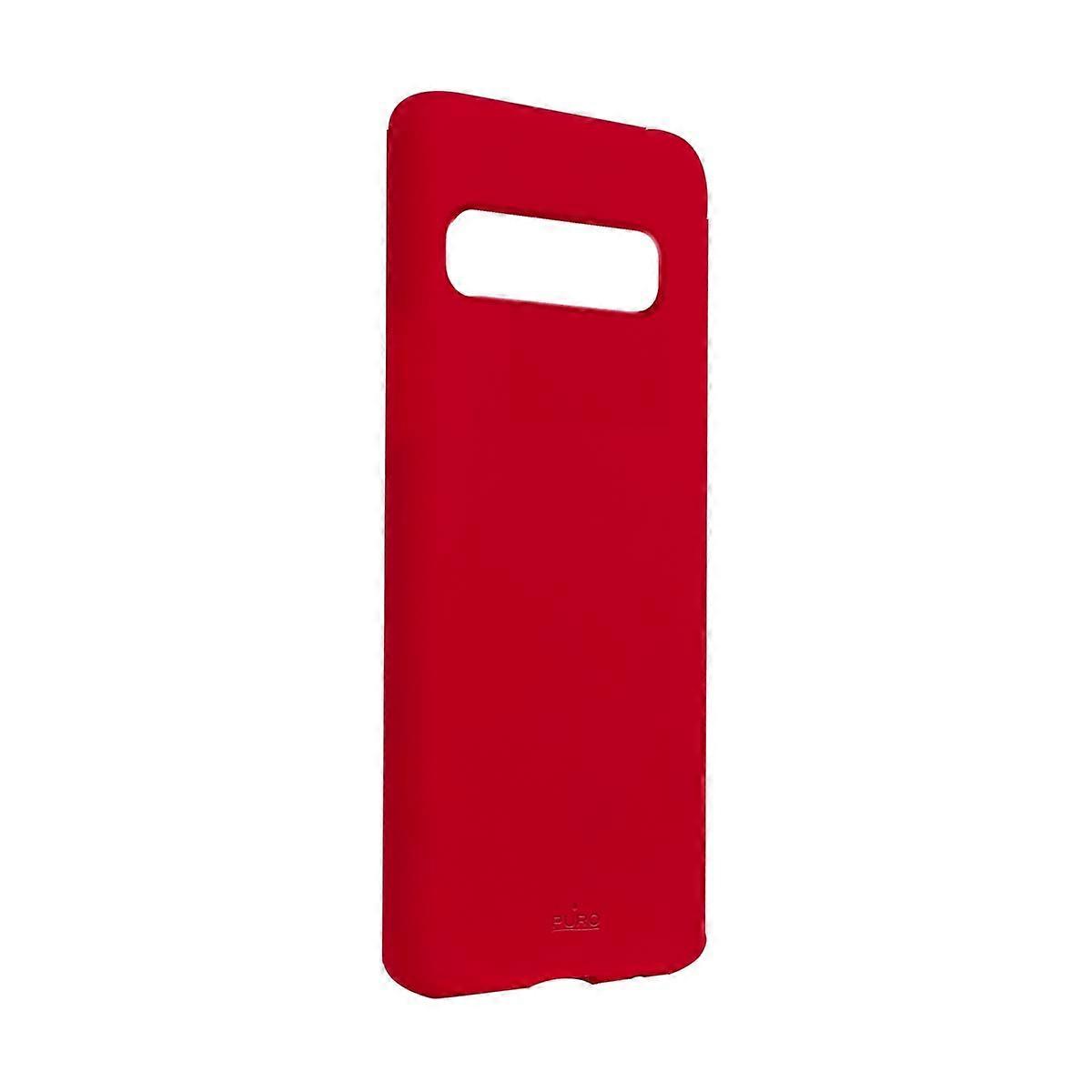 Case for Galaxy S10 Icon Series in Silicone, Red