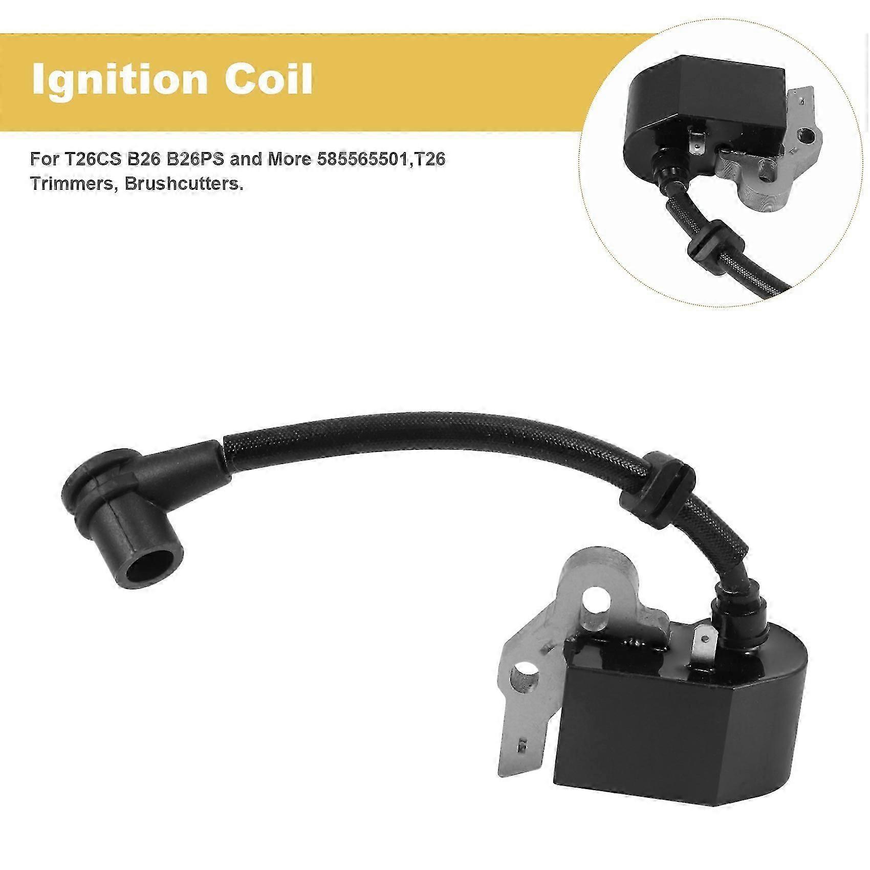 Bobina Di Accensione In Metallo Per Decespugliatori B26, T26, T26CS, B26PS, Sostituisce Il Numero OEM 585565501