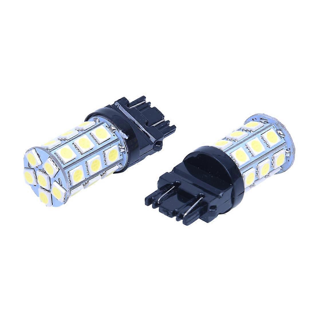 2x T25 W21/5W 3157 7443 XENON White 27 5050 SMD LED BULB 12V lamp CAR light