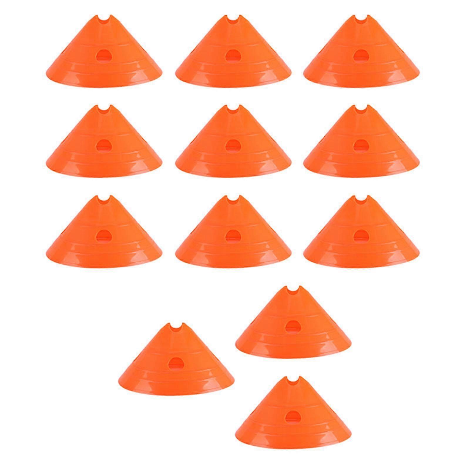 12Pcs Soccer Disc Cones Agility Training Exercise Football Training Cones