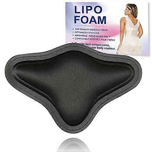 Lipo Foam Back Board for BBL Recovery, Lumbar Molder Compression Board, Post Surgery Lipo Board, Black Foam Tabla Moldeadora