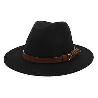 Fedora justerbar åndbar filt mænd vintage stil hat til vandreture fi