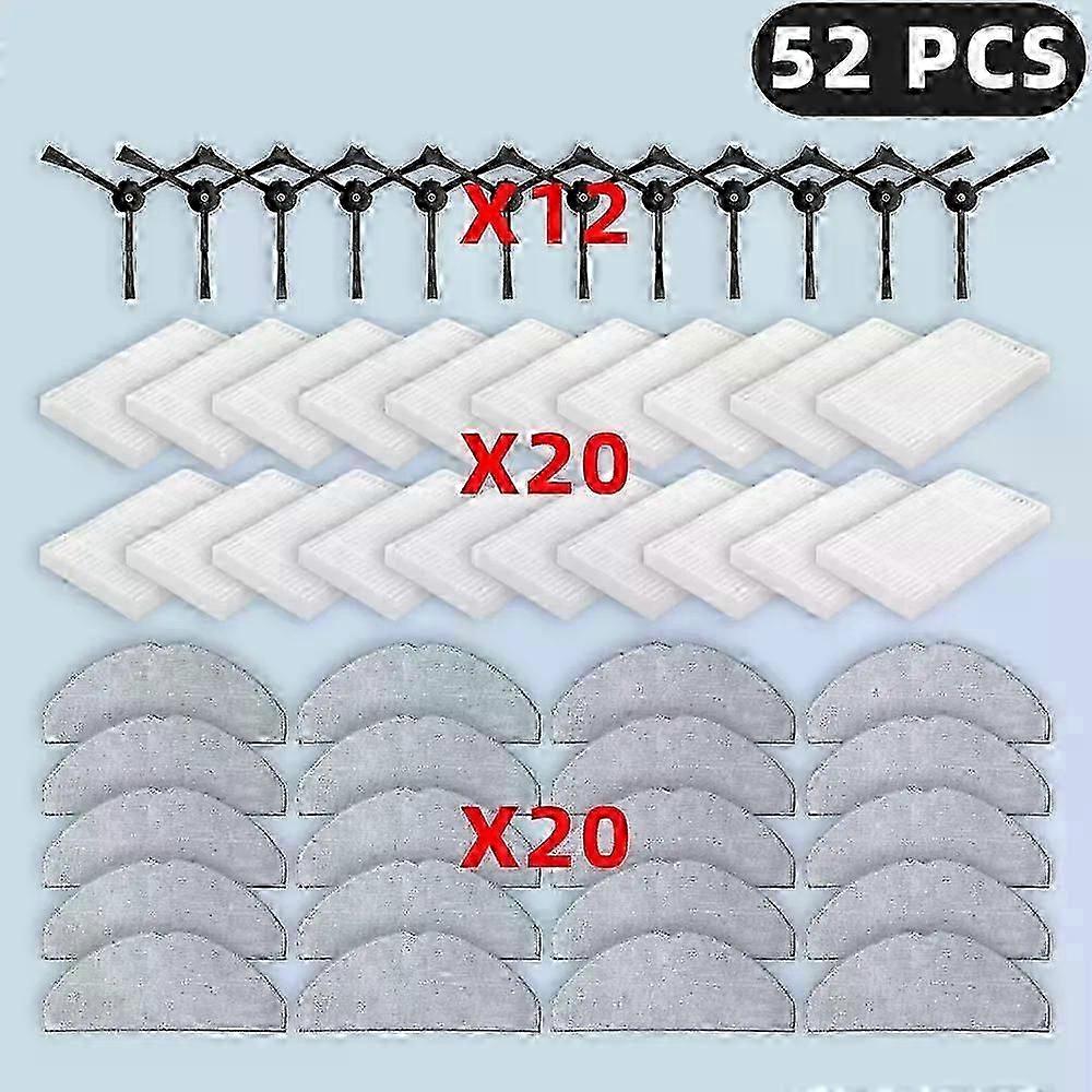 Applies to For ( TP-Link Tapo RV30 Max Plus / RV20 Max Plus ) Spare Parts Filter Side Brush Mop Cloth Dust Bag Accessories