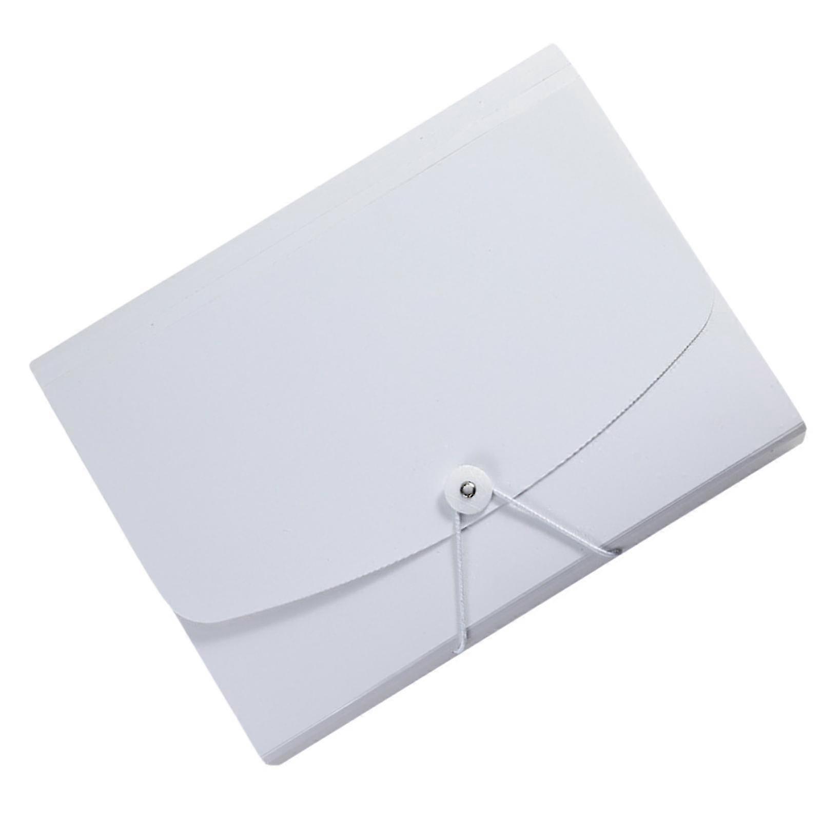 A4 Expandable File Folder Paperwork Folder with Snap Button, Portable Document files Holder for Work Travel, Business Trip