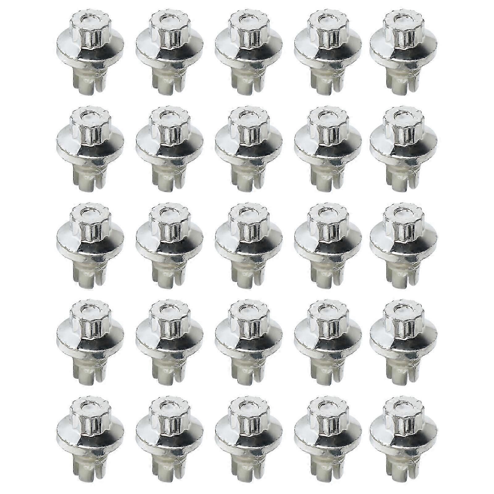 25 יחידות מסמרות חישוק גלגלים שפתיים מסמרות אגוזים עבור חישוקי גלגלים מסדרת AH Ds, מכסה שפתיים, בורג בורג צמיג