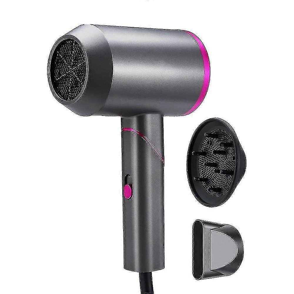 Foldable Hair Dryer 1800w Blow Ionic Hair Dryer With Diffuser Us Plug