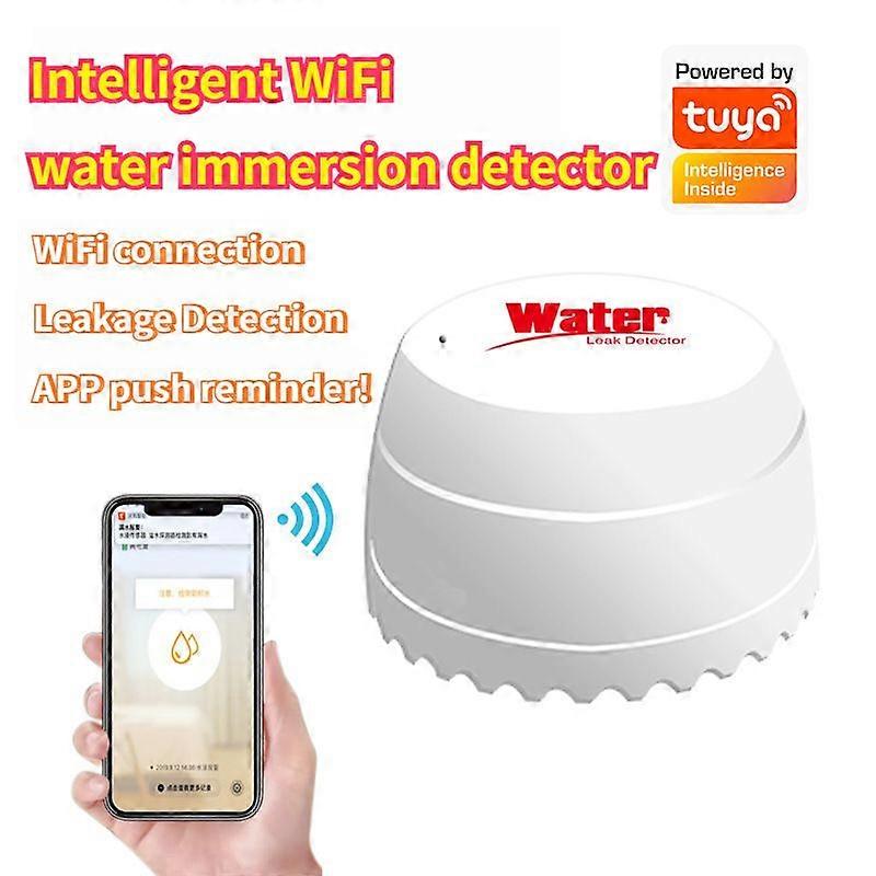WiFi intelligent water leakage alarm overflow detector with buzzer