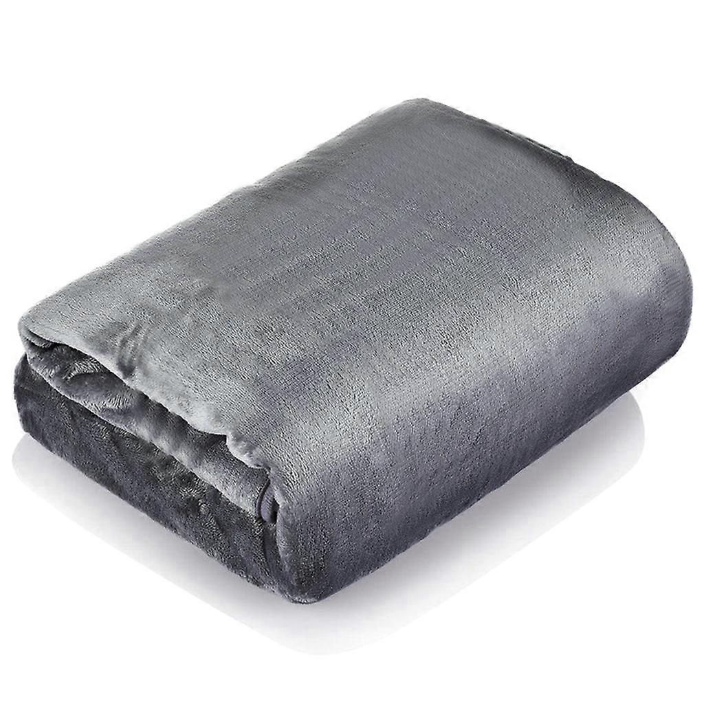 Usb Rechargeable Electric Heating Blanket Coral Fleece Plush Blanket Heated Cap