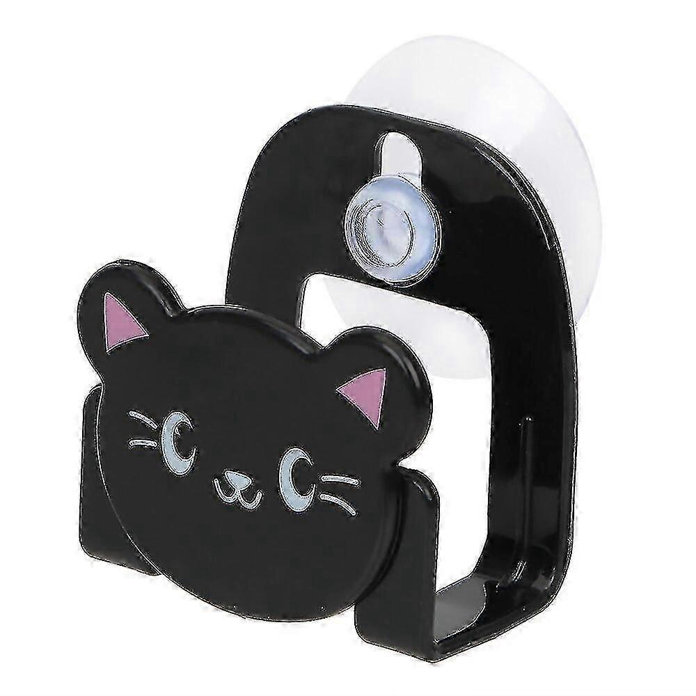 3pcs Kitchen Hooks For Cloth Sponge Sponge Rag Holder Wall Mounted Sink Holder Storage Rack Suction CupCat
