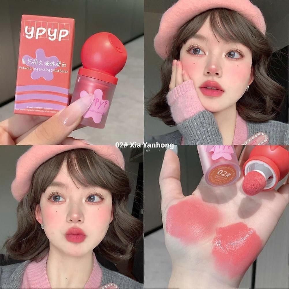 Sponge Blush Moisturize Lasting Nature Water Proof Blush Stick