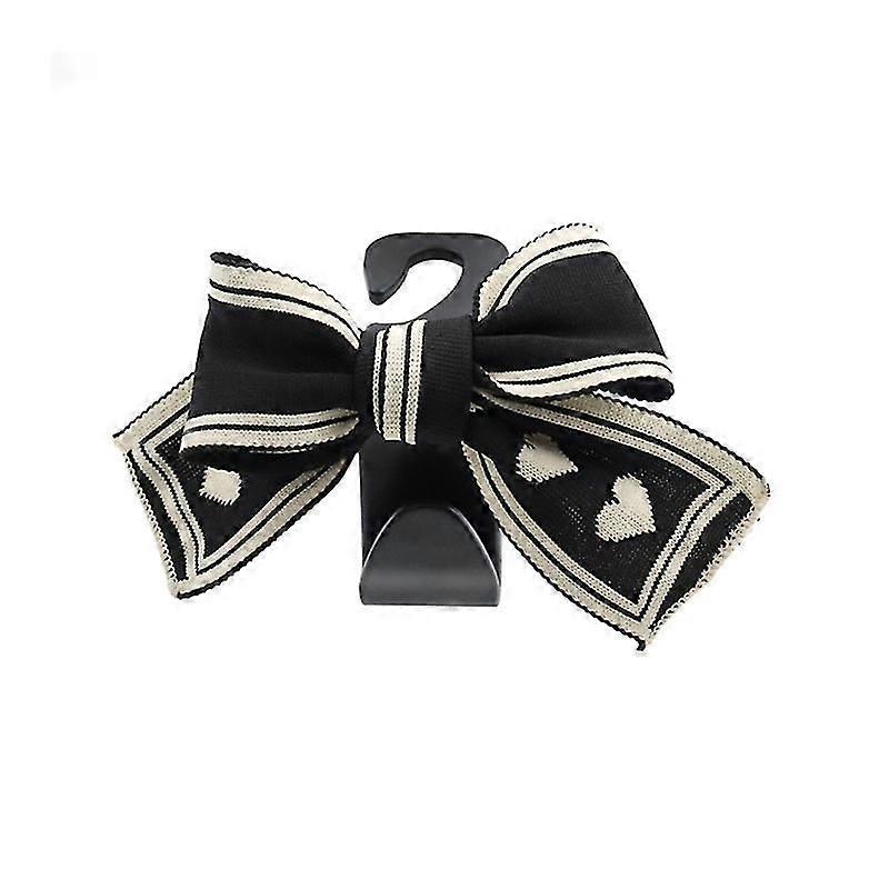 Universal Lover Bowknot Car Hooks Back Vehicle Headrest Organizer Storage ABS