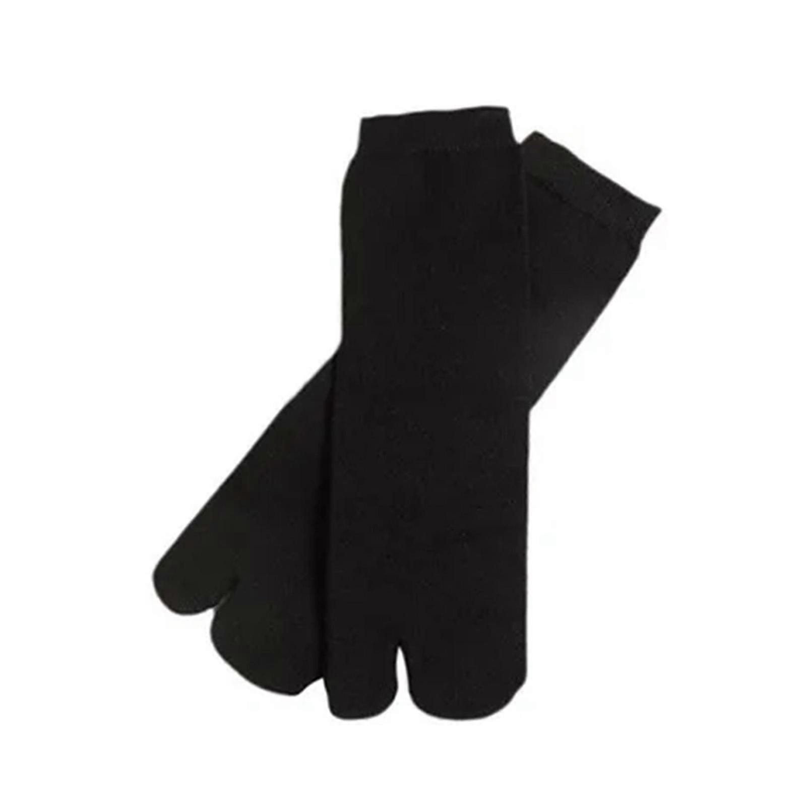 Solid Color Split Toe Socks Breathable Cotton Soft Texture Flip Flops Socks