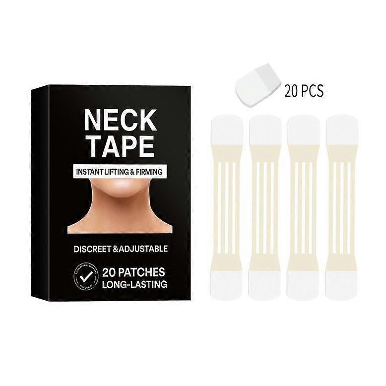 شريط رفع الرقبة الفوري ، شريط رفع الرقبة الفوري ، الرفع الفوري للرقبة وشد الشريط غير المرئي ، بقع مضادة للتجاعيد للرقبة والوجه والفك