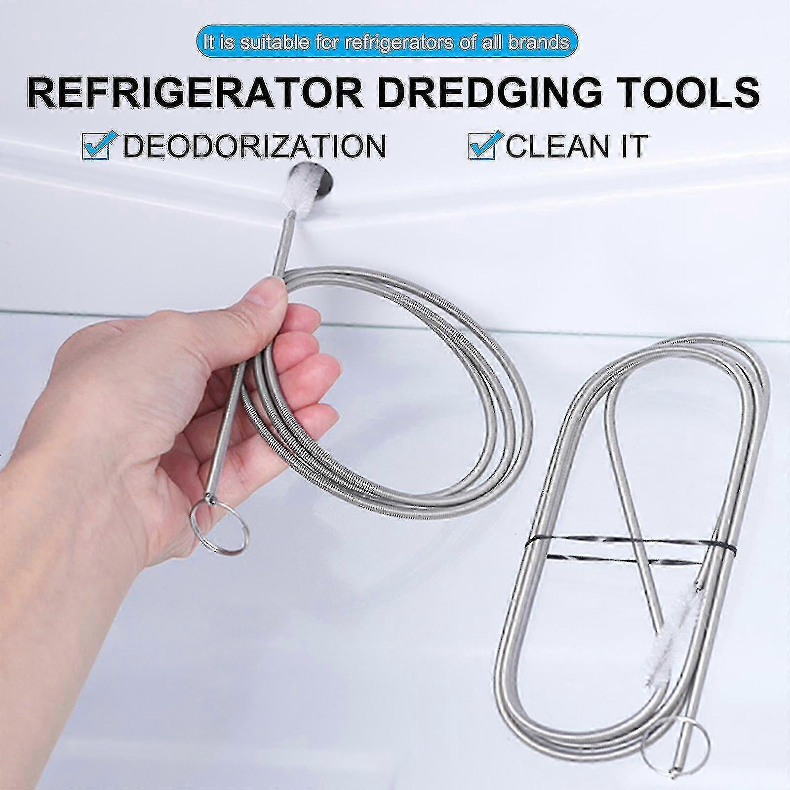 Flexible Refrigerator Cleaning Brush for Drain-hole and Pipe Dredging