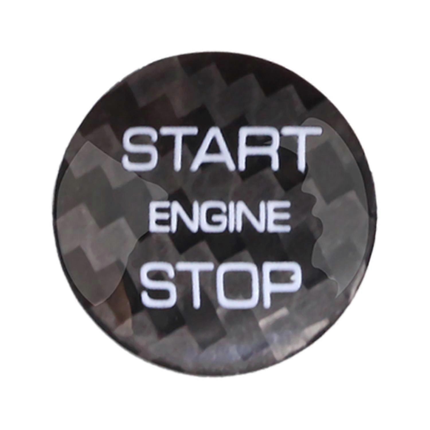 Car Start Engine Stop Push Button Cover Ring Trim Sticker for Sport Evoque Velar