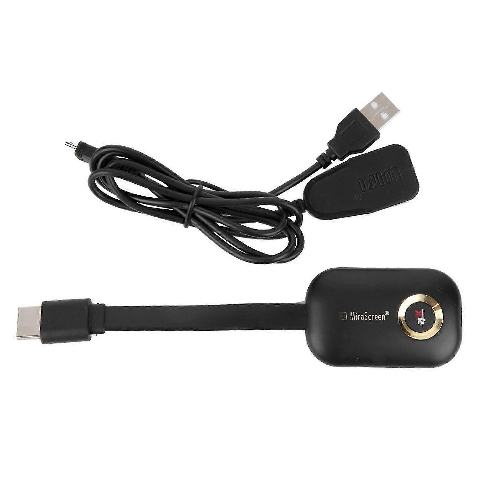 4K Wireless Miracast Dongle für iOS/Android, 5G 1080P Multi-Screen-Empfänger