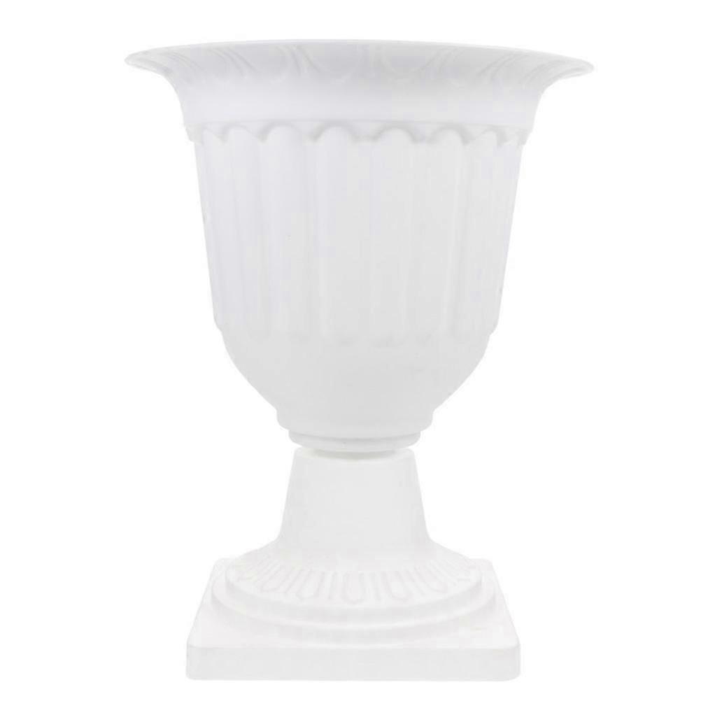 白いプラスチック除草植木鉢28X35CMウェディングプランター