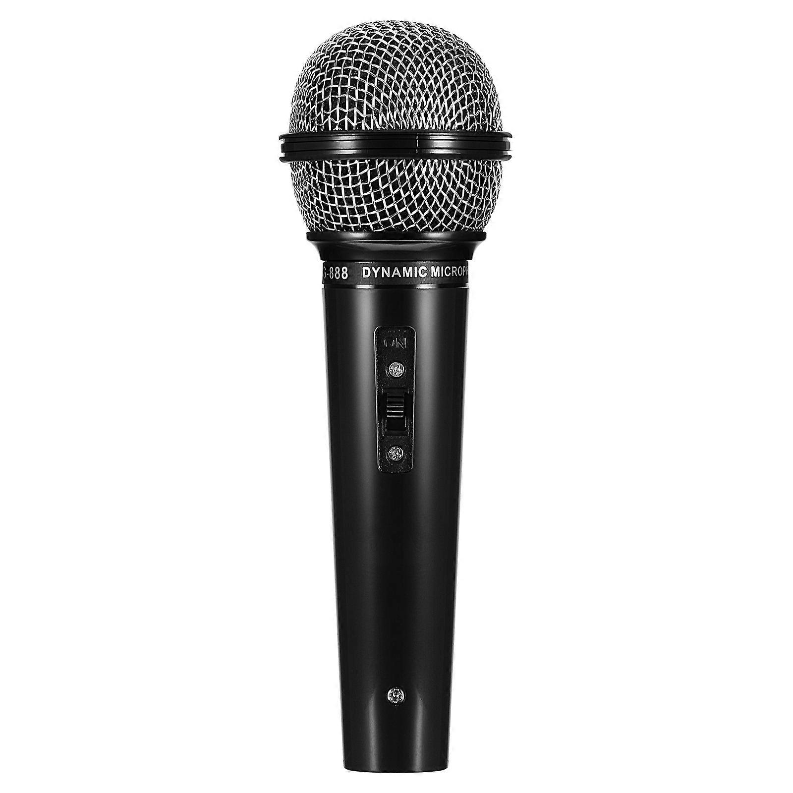 Small Lightweight Simulated Microphone For Karaoke Play Portable Plastic Prop Mic With Comfortable Grip Black Miniature Pretend Performance Accessory