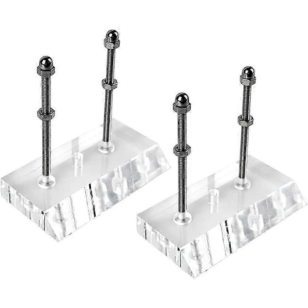 Wall Mount Skateboard Hanger - 2 Pack Deck Rack for Display and Storage Organization Solution