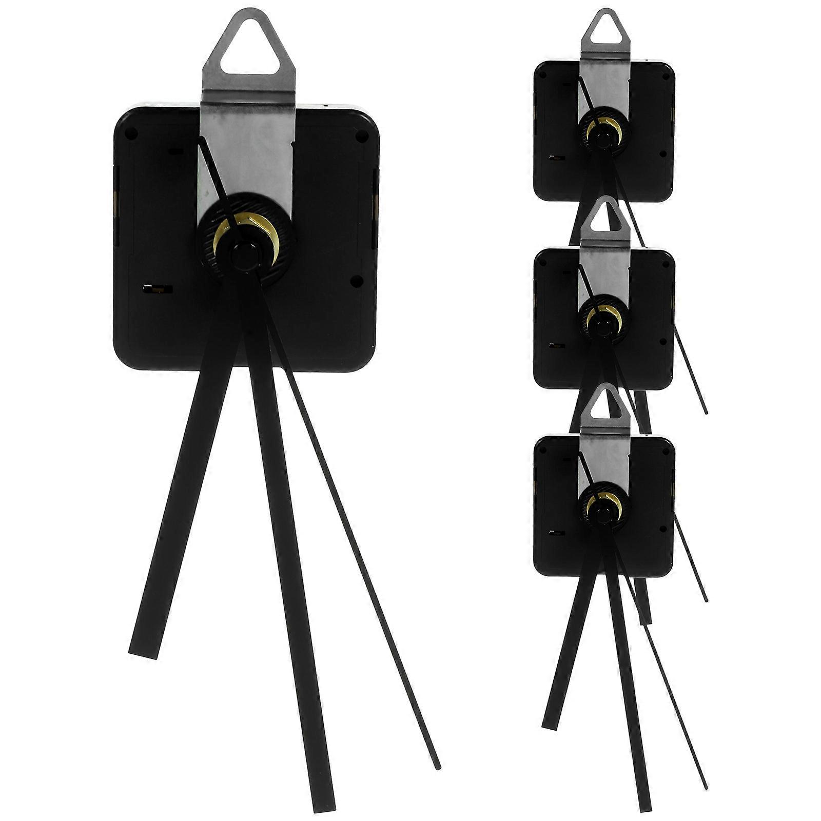 Stable Clock Movement Wall Clock Mechanism Kit Replacement Parts For Diy Enthusiasts Living Room 4Set