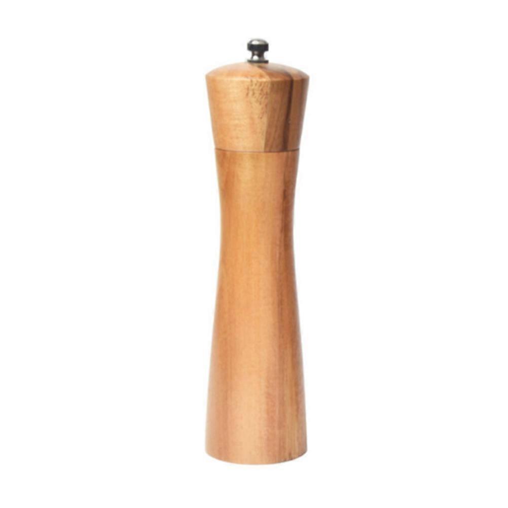 Manual Operation Spice Grinder Classic And Elegant Wooden Kitchen Tool For Seasoning Cooking Enthusiasts 10 Inches 1PC
