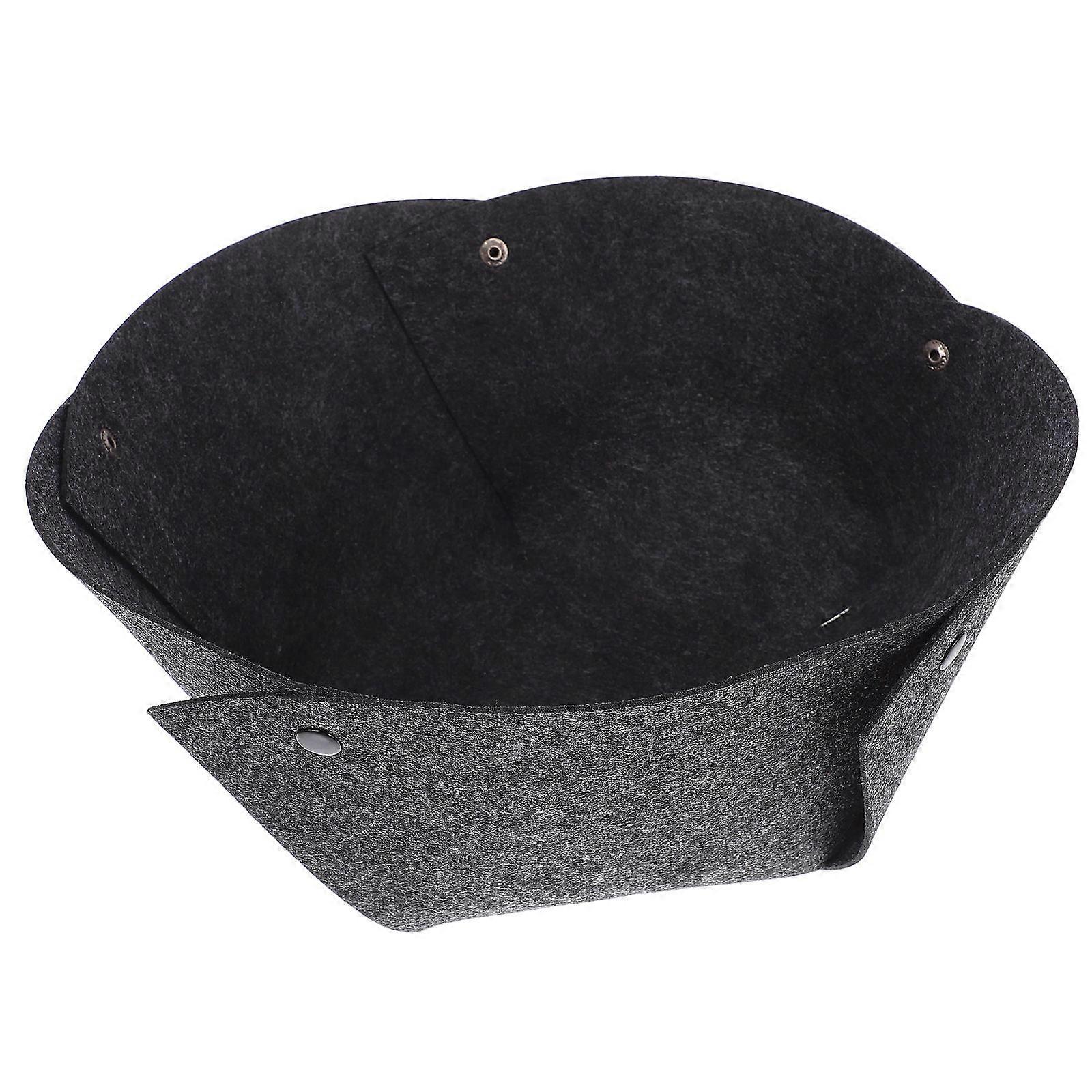 Fabric Planter Liners for Outdoor Gardening Plant Support Felt Round 44.00X44.00X0.20CM Protection 4Pcs