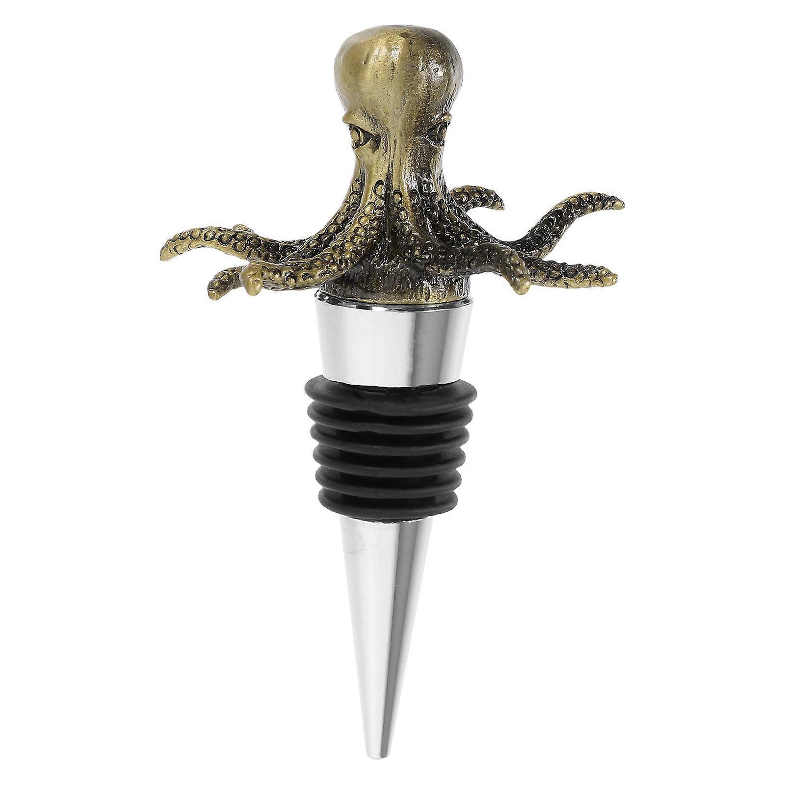 Metal Saver Stoppers Octopus Beverage Plug Prevent Leaks Parties Decorative 1Set