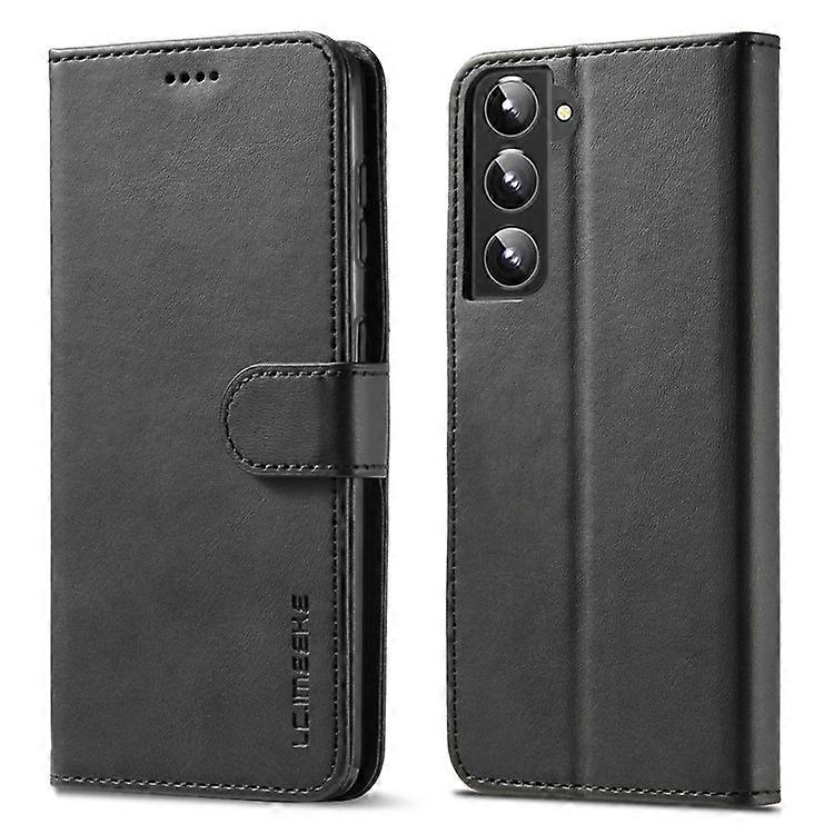 LC.IMEEKE Textured Wallet PU Leather Well-protected Flip Folio Stand Case Mobile Phone Case Cover Compatible For Samsung Galaxy S2