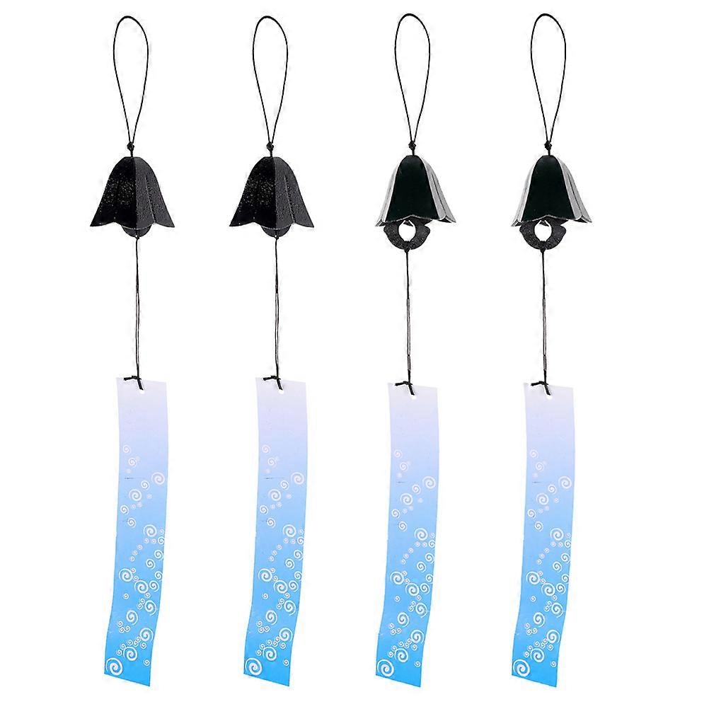 Bell Shaped Wind Chimes Home Decoration For Window 4Pcs