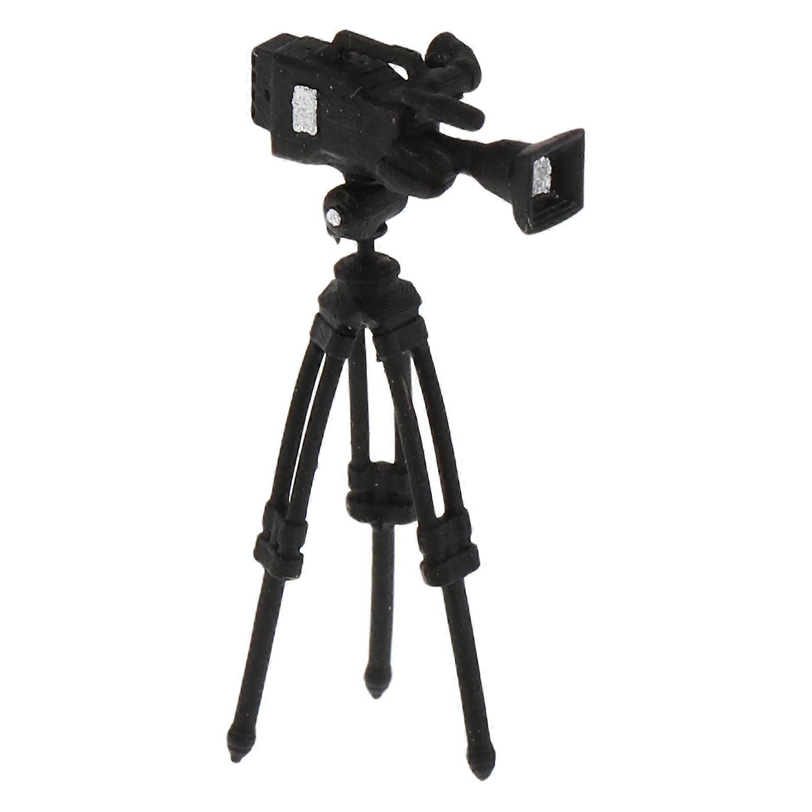Live Streaming Camera Tripod for Dollhouse Resin Miniature Stand Decor