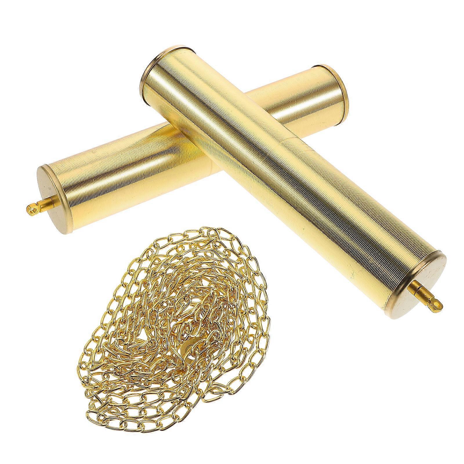 Pendulum for Old Clock Decorative Hammer Mechanical Clock Metal Material Break Resistance 30.00X1.00X0.20CM 1 Set
