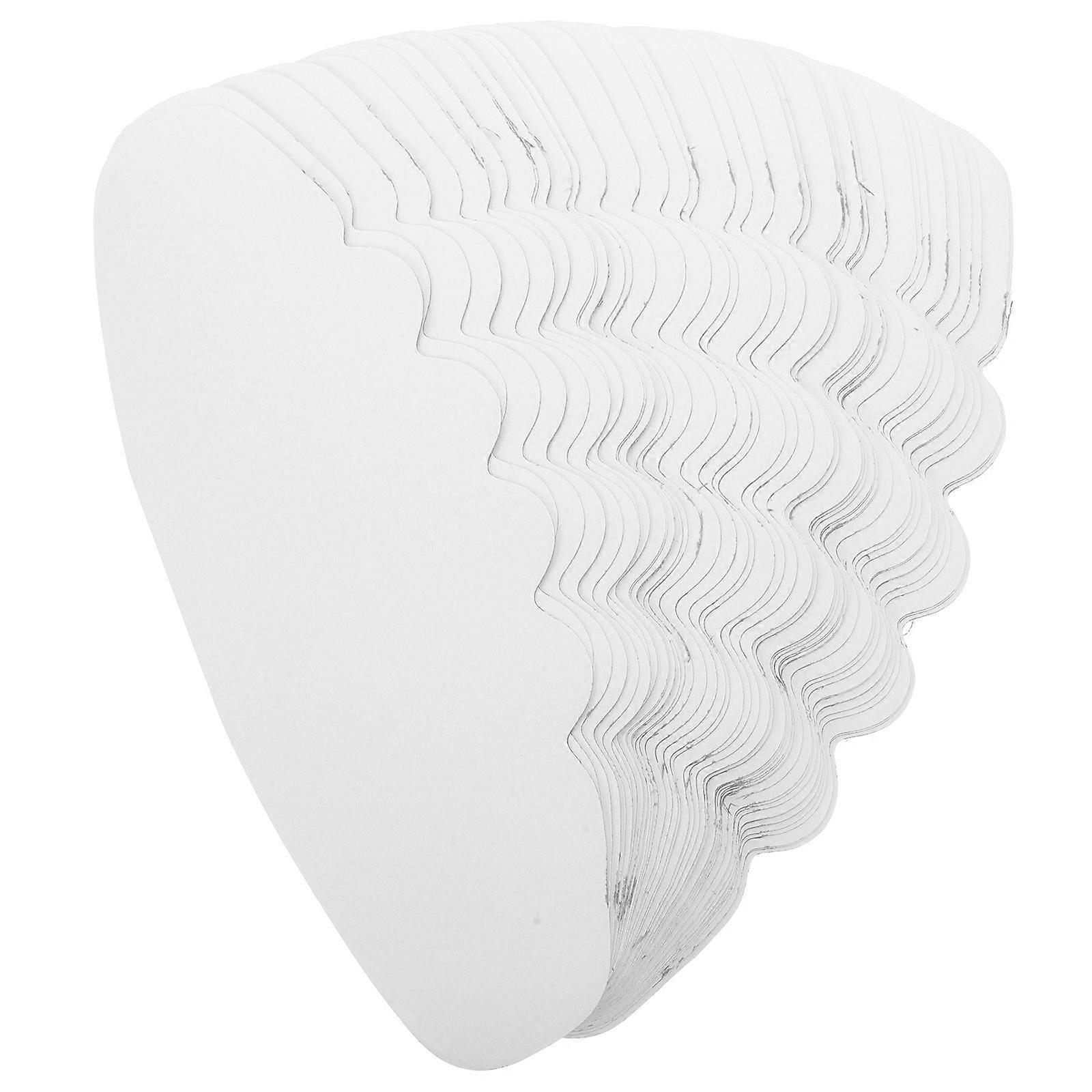 50pcs Lightweight Cardboard Cap Inserts for Adult Baseball Hats – White Shape Support Inserts for Hat Structure and Shape Maintenance