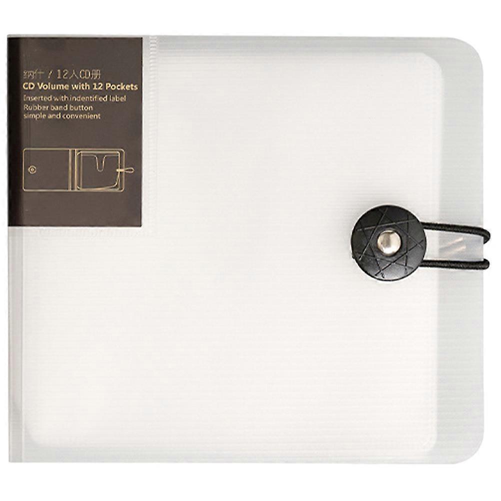 Binder Organizer Cd Storage Book For Music Lovers 15.6x14cm Rectangular Shape 1Pcs