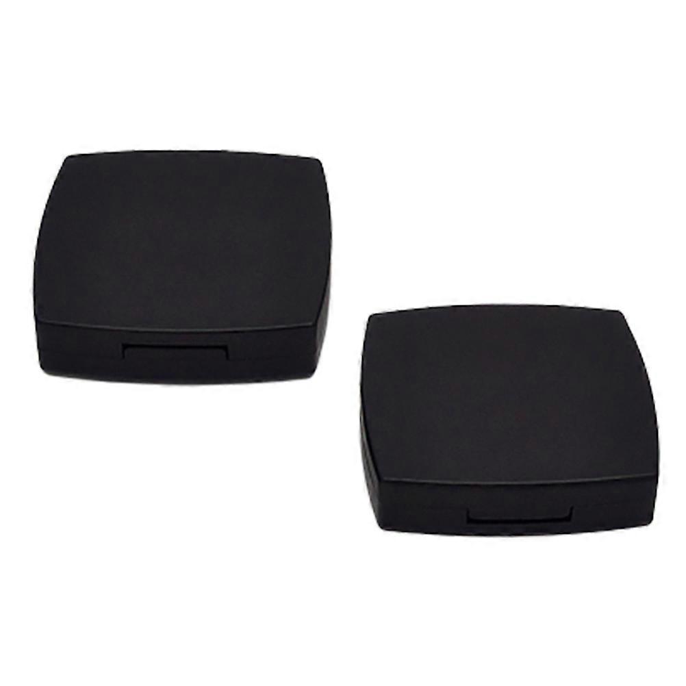 Refillable Empty Box Lipstick Container Travel Cosmetics Organizer Square 6.9*6.9cm 2Pcs