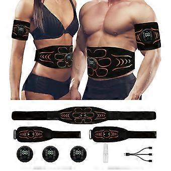 EMS Gürtel Massagegerät Muskelübung Bauch Taille Fitnessgeräte Bauchmuskelpflaster