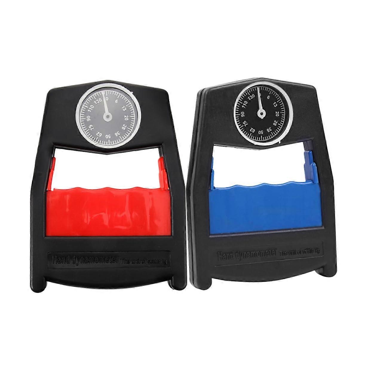 2 Pack Hand Dynamometer Strength Trainer for Muscle Grip Exercise, Arm and Wrist Fitness Device, Adjustable Resistance