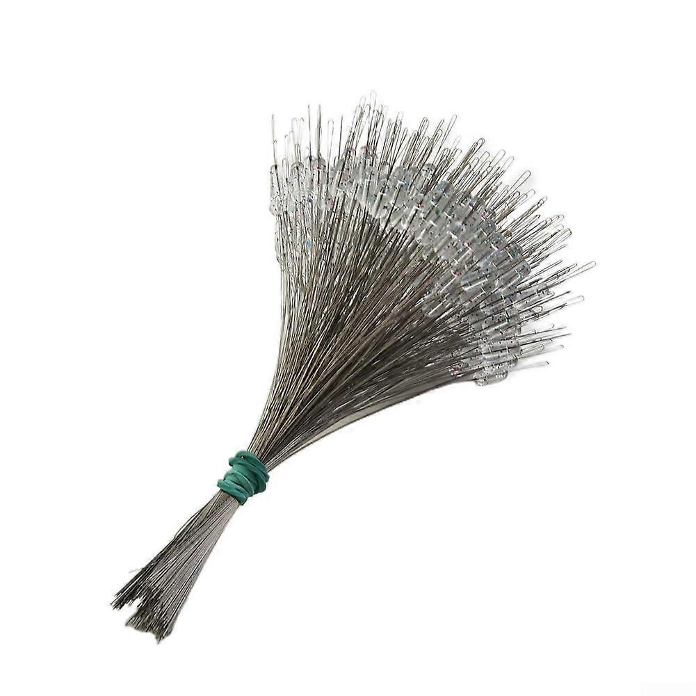 Fishing Gear 300 Piece Silicone Line Stops for Float Fishing and Rig Building, Size S, White Color, Durable Material