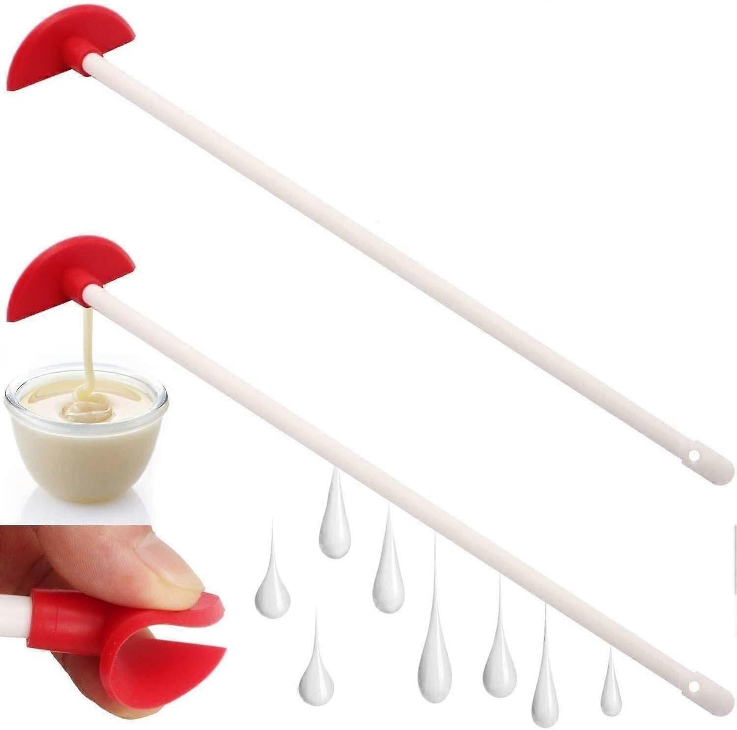 Silicone Bottle Scrapers, Flexible Spatula with Long Handle